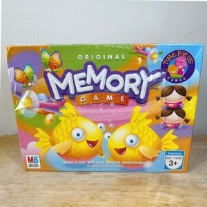 Original Memory Game Milton Bradley Hasbro Preschool New Sealed 04664 2007
